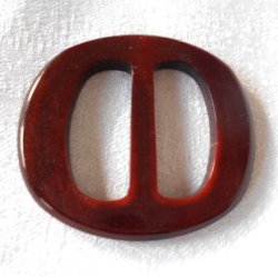 画像9: デッドストックバックルトリミング ローズピンクのベルベットクローシェ