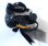 画像9: ヴィンテージバードブローチトリミングのブラックスパンコールヘッドドレス