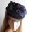画像4: デッドストック Vintage hat ／ ブラックフラワーヘッドドレス