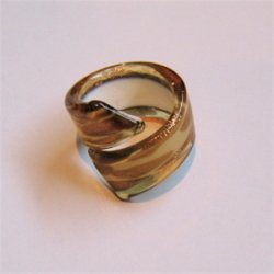 画像1: ベネチアングラスのリング